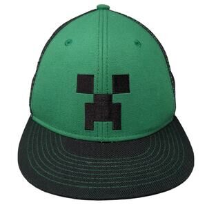 Flat Fitty Snapback Trucker Hat Multicolor One Size Adjustable Mesh Back 6 Panel